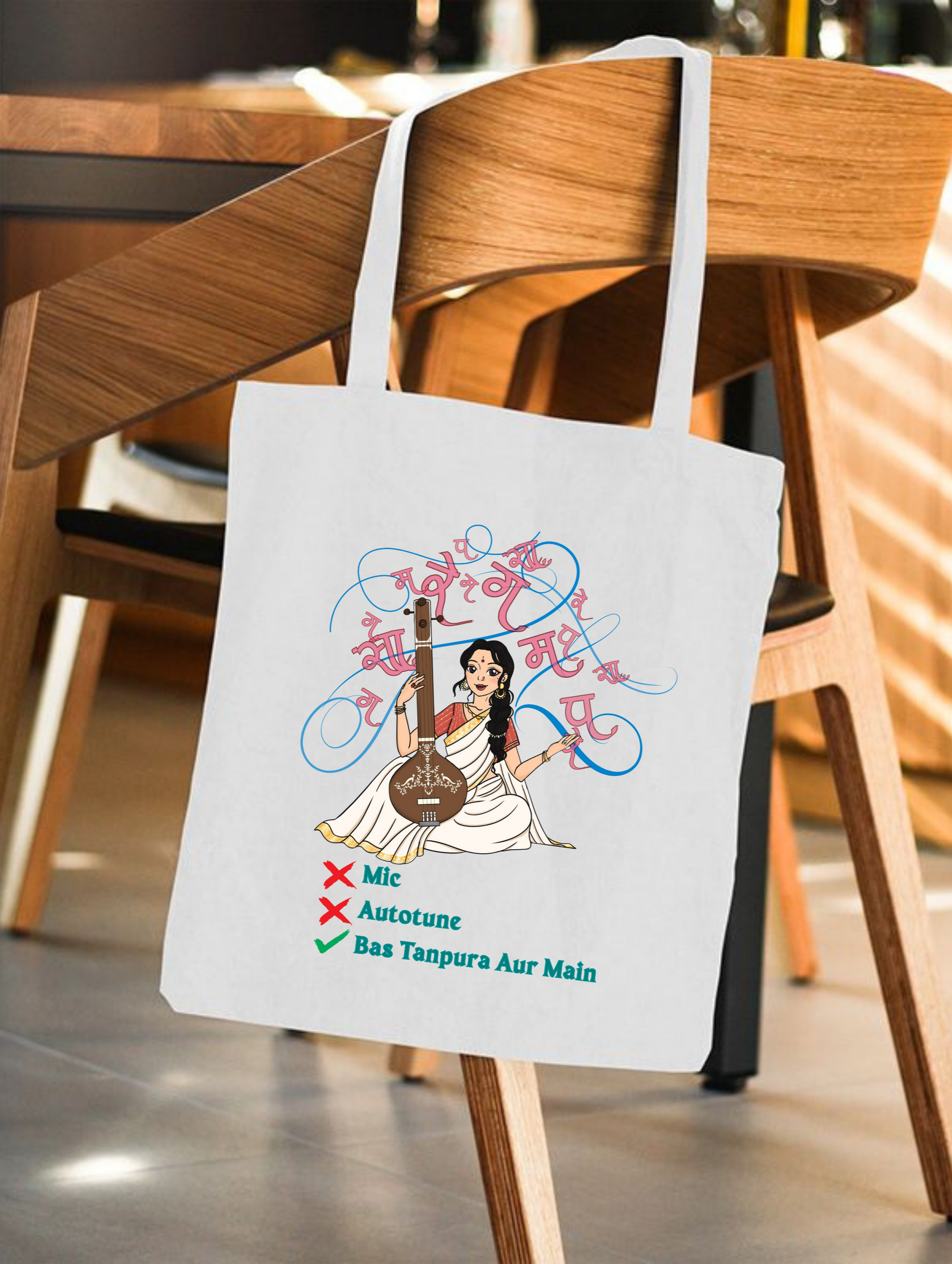 Bas Tanpura Aur Main- She Edition(Tote Bag)